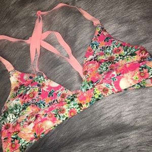 Lululemon Floral Bikini Top